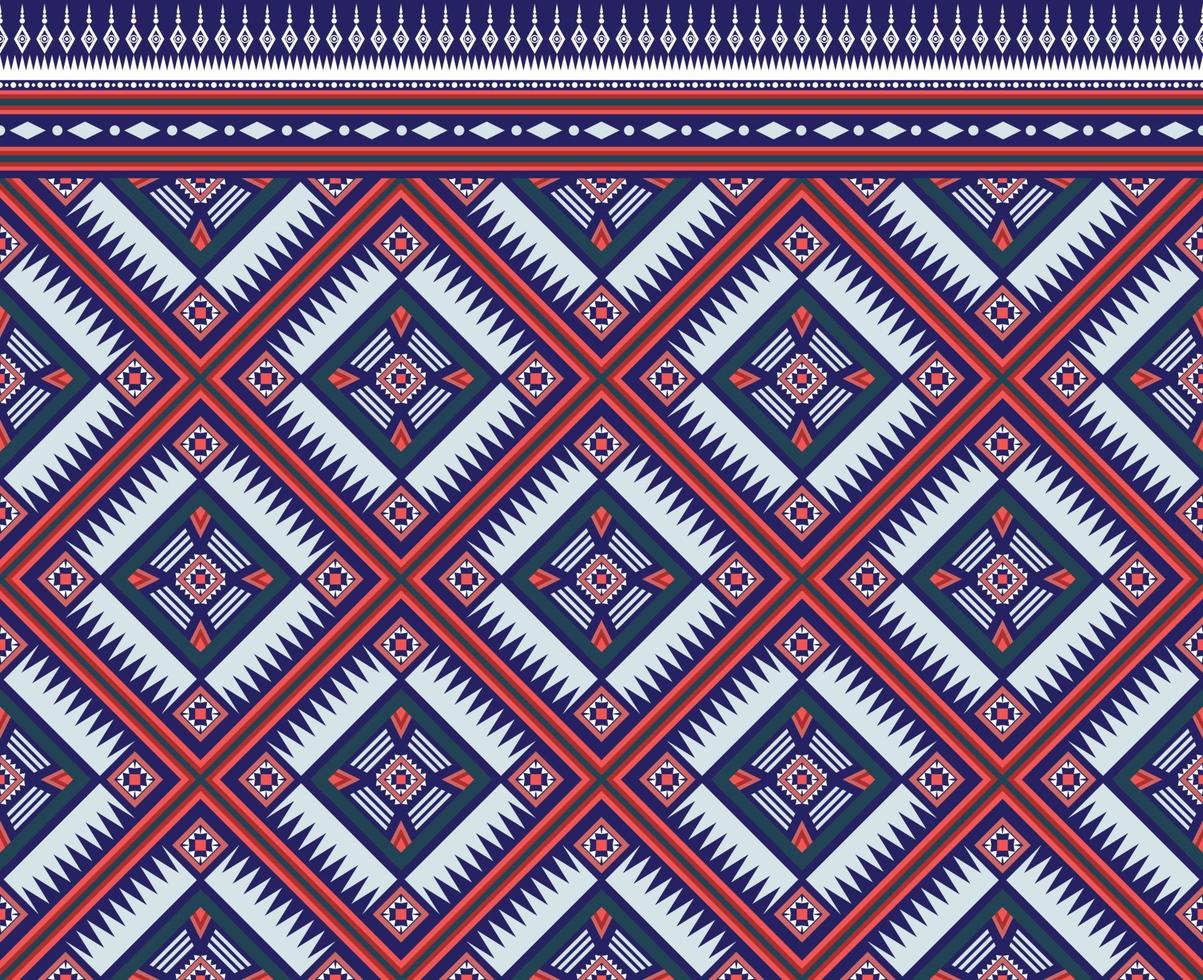 modello tessuto etnico trama geometrica vettore azteco illustrazione orientale piastrelle di ceramica retrò