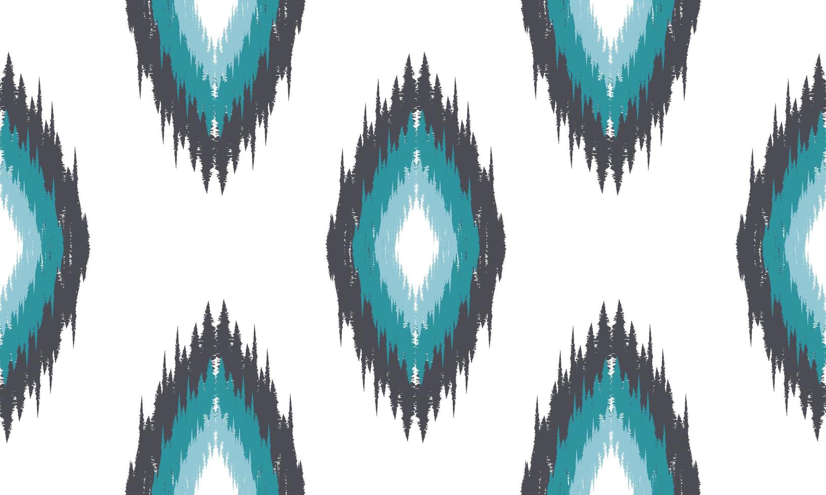 disegno tradizionale geometrico etnico orientale modello ikat per sfondo, moquette, carta da parati, abbigliamento, avvolgimento, batik, tessuto, illustrazione vettoriale. stile ricamo. vettore