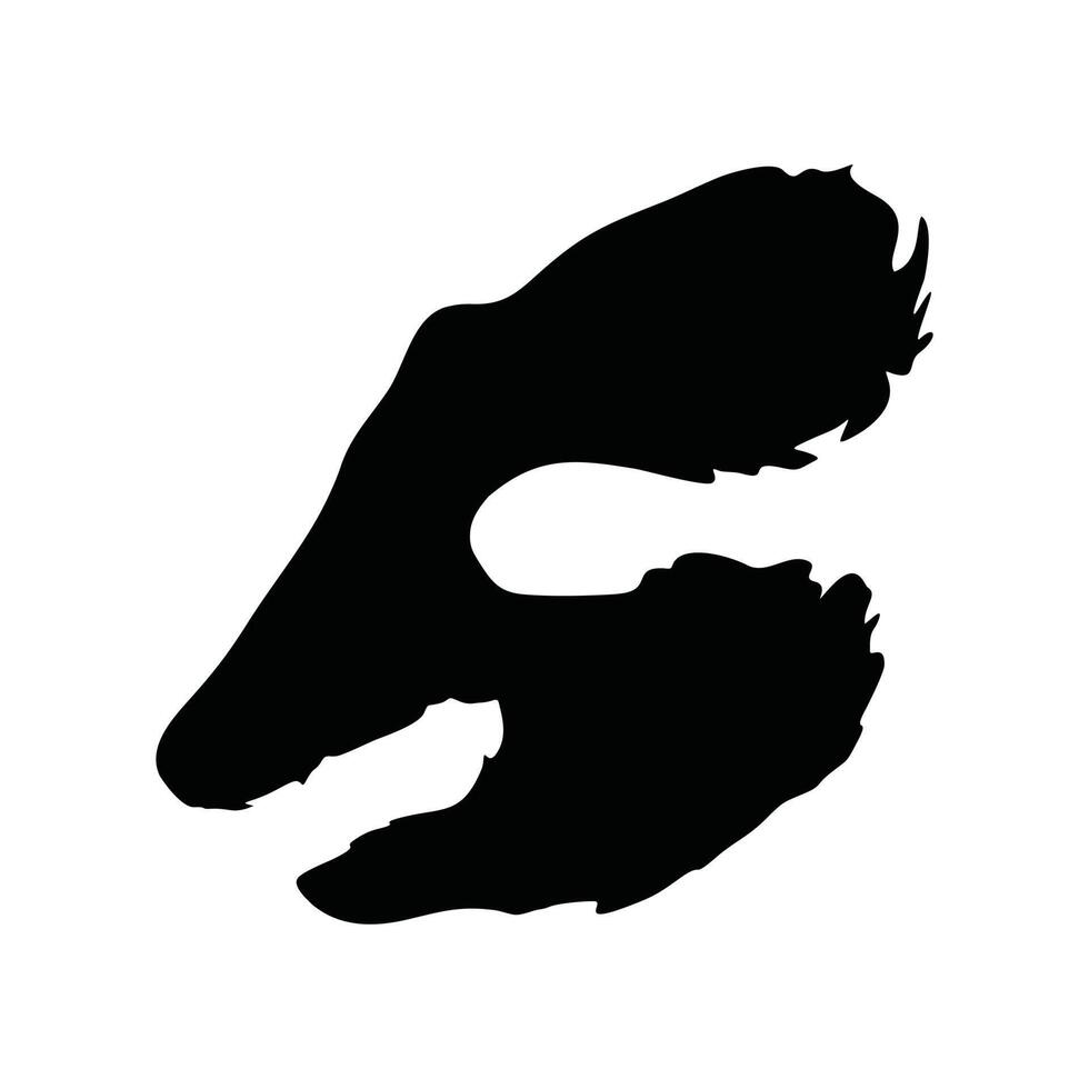 icona dell'illustrazione di vettore della siluetta della puzzola