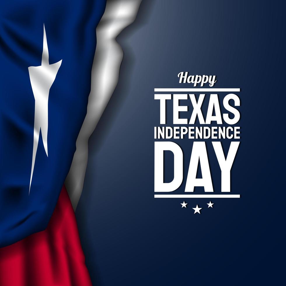 sfondo del giorno dell'indipendenza del texas. illustrazione vettoriale. vettore