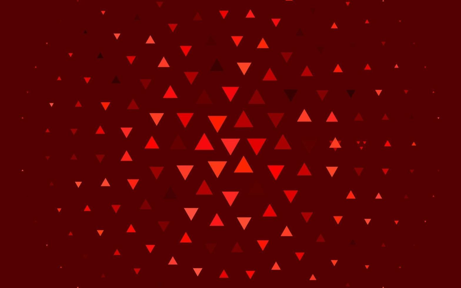 modello vettoriale rosso chiaro in stile poligonale.