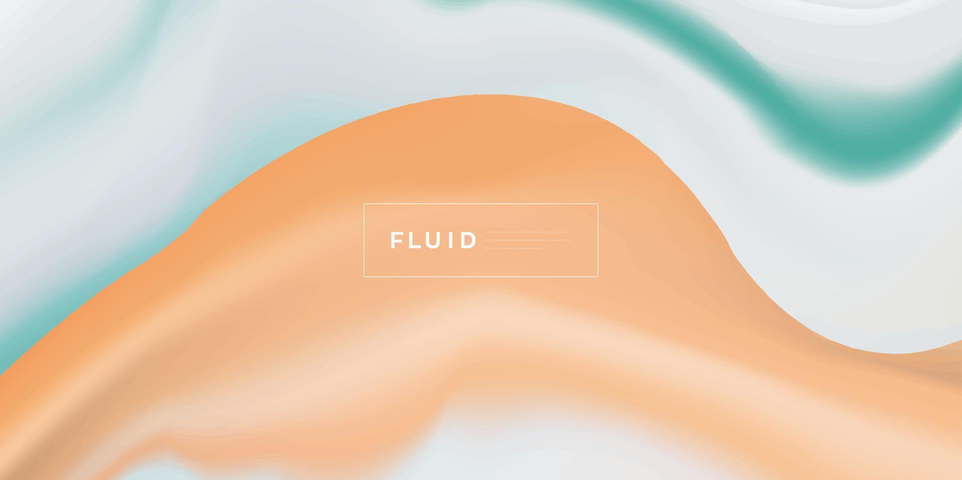 design di sfondo moderno con flusso di colore liquido vettore