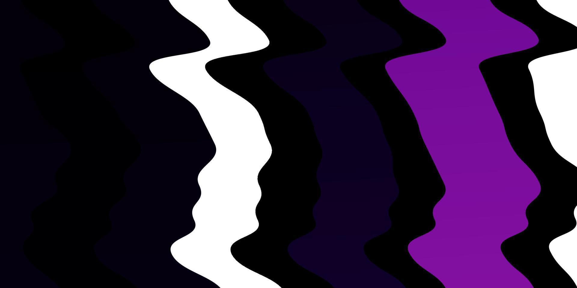 sfondo vettoriale viola scuro con curve.