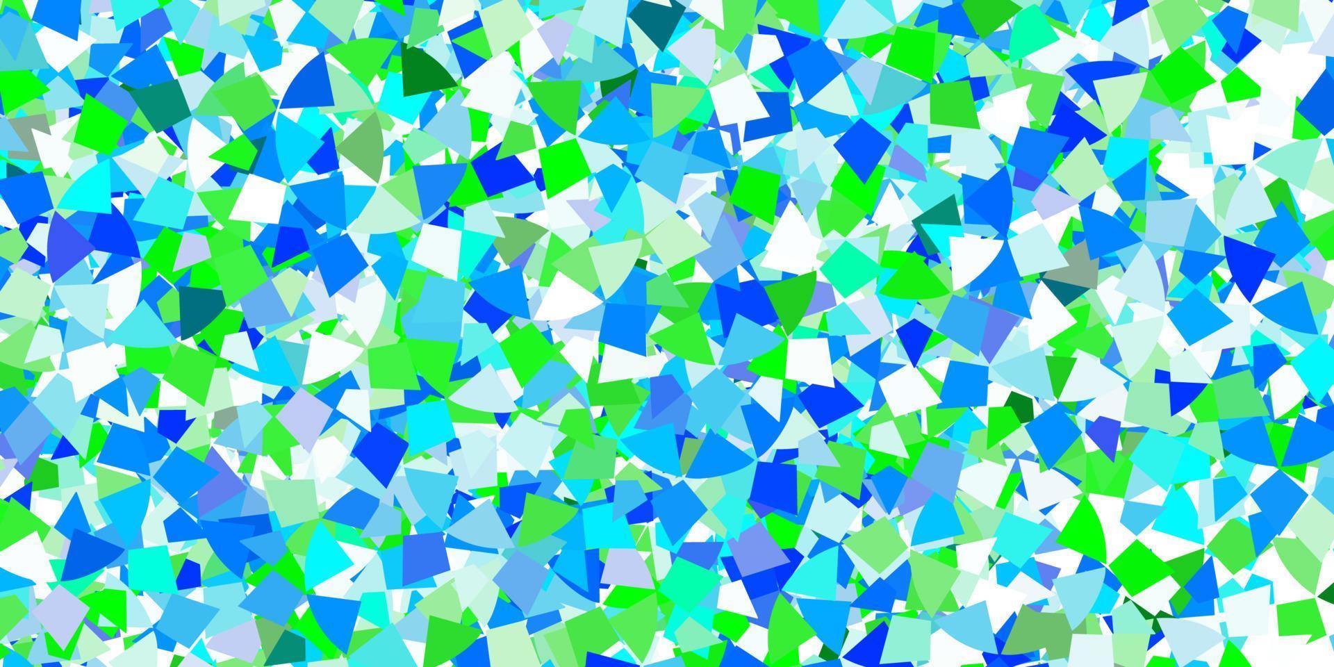sfondo vettoriale blu chiaro con stile poligonale.