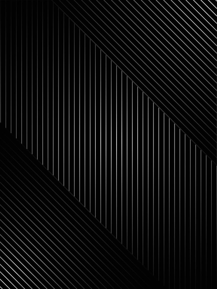 astratto sfondo nero con linee diagonali, disegno del modello di linea retrò vettore gradiente. grafica monocromatica.