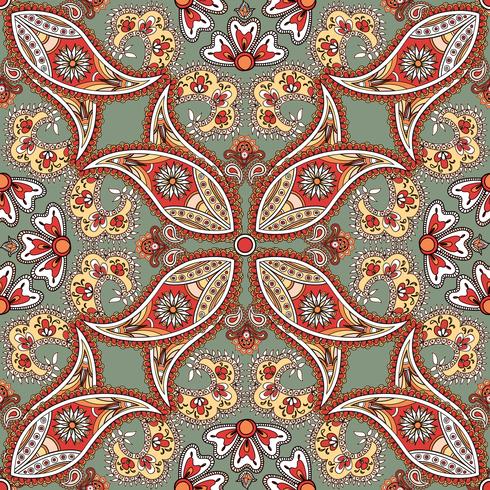 Floral background senza soluzione di continuità. Ornamento orientale Motivo floreale vettore