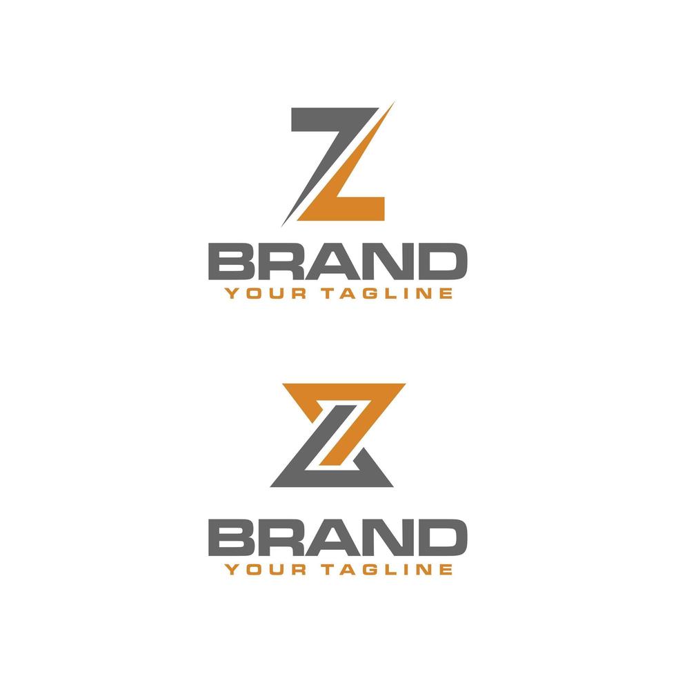 lettera z logo vettore
