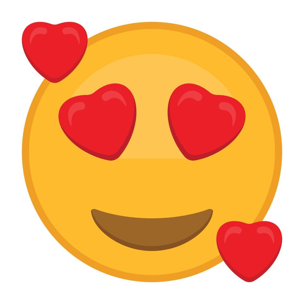 amore icona vettore emoji che può facilmente modificare o modificare