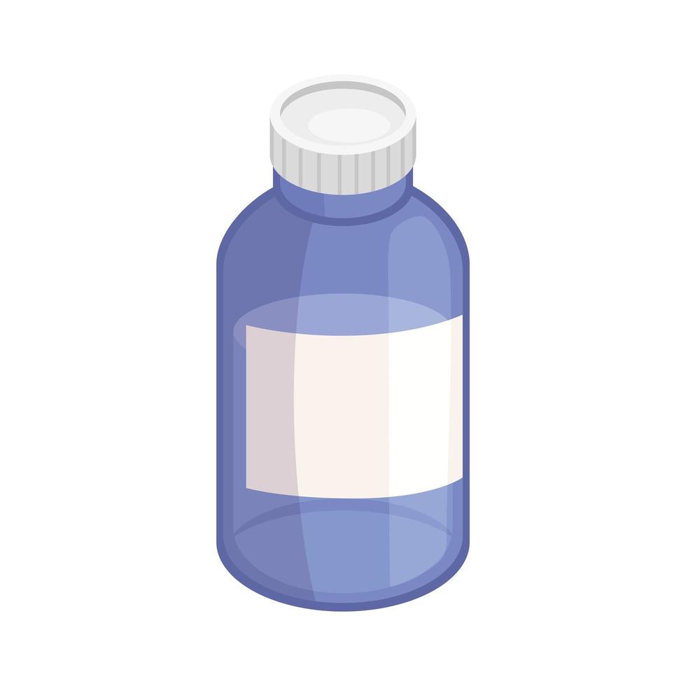 bottiglia di farmaci medicinali vettore