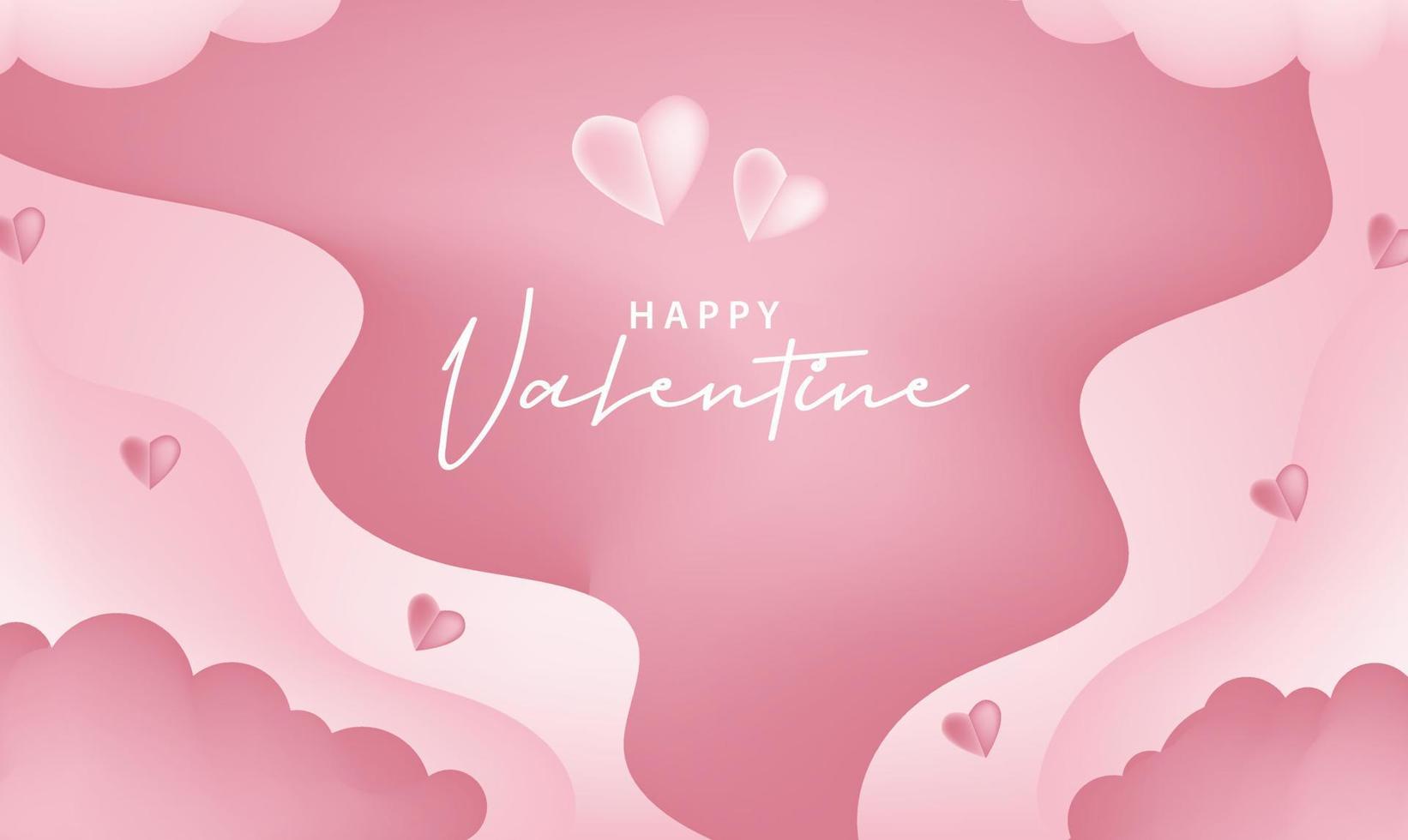 felice giorno di san valentino modello illustrazione sfondo carta parati banner modello volantino poster etichetta evento sfondo moderno vettore design concetto premium colore carta digitale ornamentale nero oro lusso