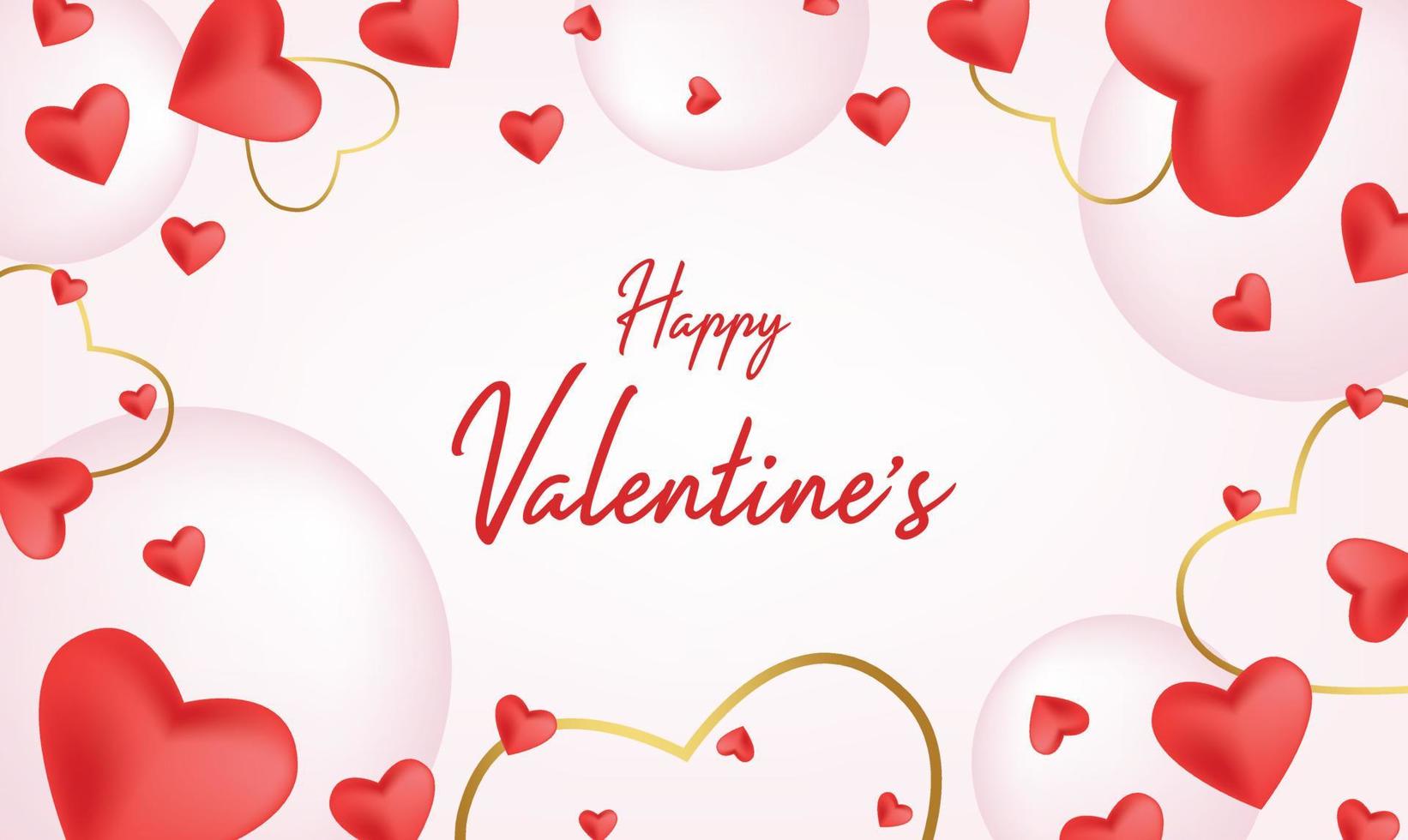 felice giorno di san valentino modello illustrazione sfondo carta parati banner modello volantino poster etichetta evento sfondo moderno vettore design concetto premium colore carta digitale ornamentale nero oro lusso