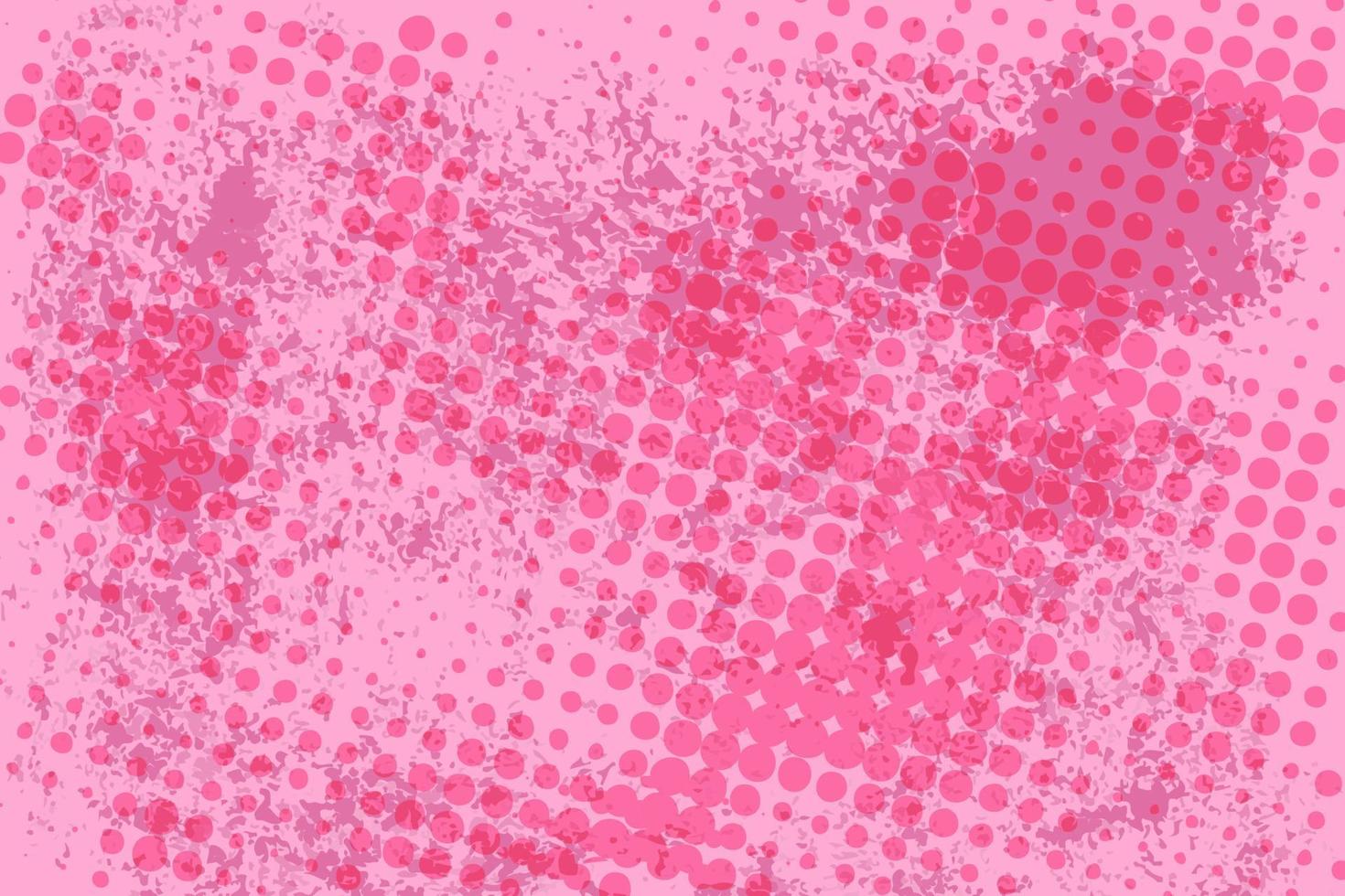 sfondo mezzitoni casuale rosa cerchio modello pennello, punto, cerchi. trama di arte moderna vettoriale per poster, biglietti da visita, copertina, mock-up di etichette, layout di adesivi