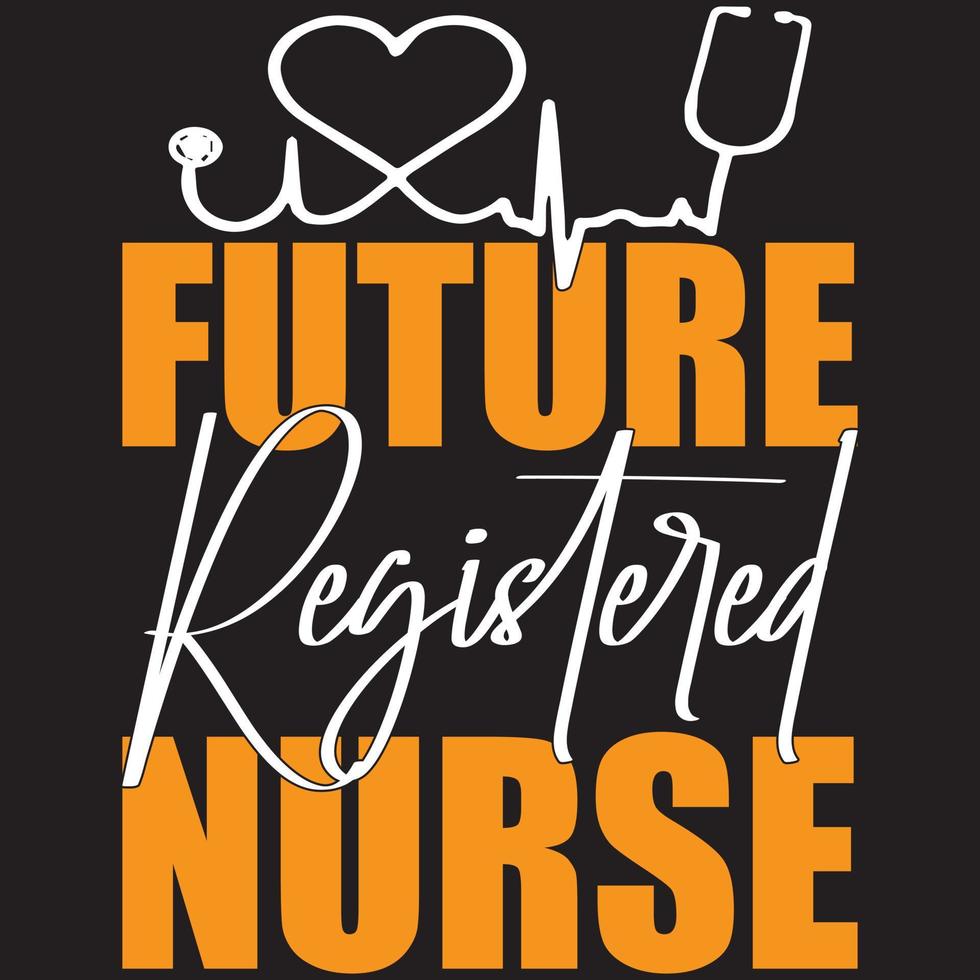 futura infermiera registrata vettore