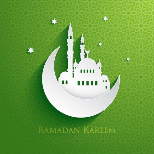 Saluti al Ramadan vettore