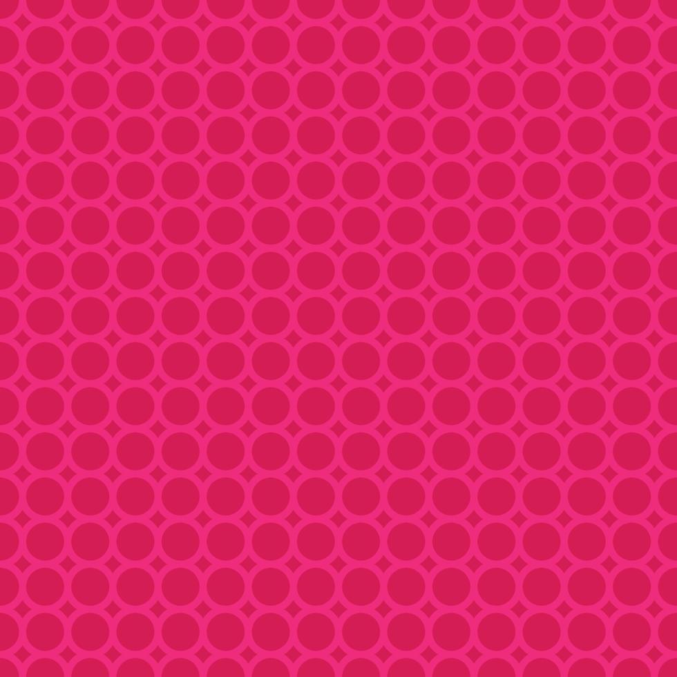 colorato motivo senza cuciture texture di sfondo con cerchio oggetto ripetizione elemento colore rosa, romantico decorativo minimal design elegante grafica vettoriale