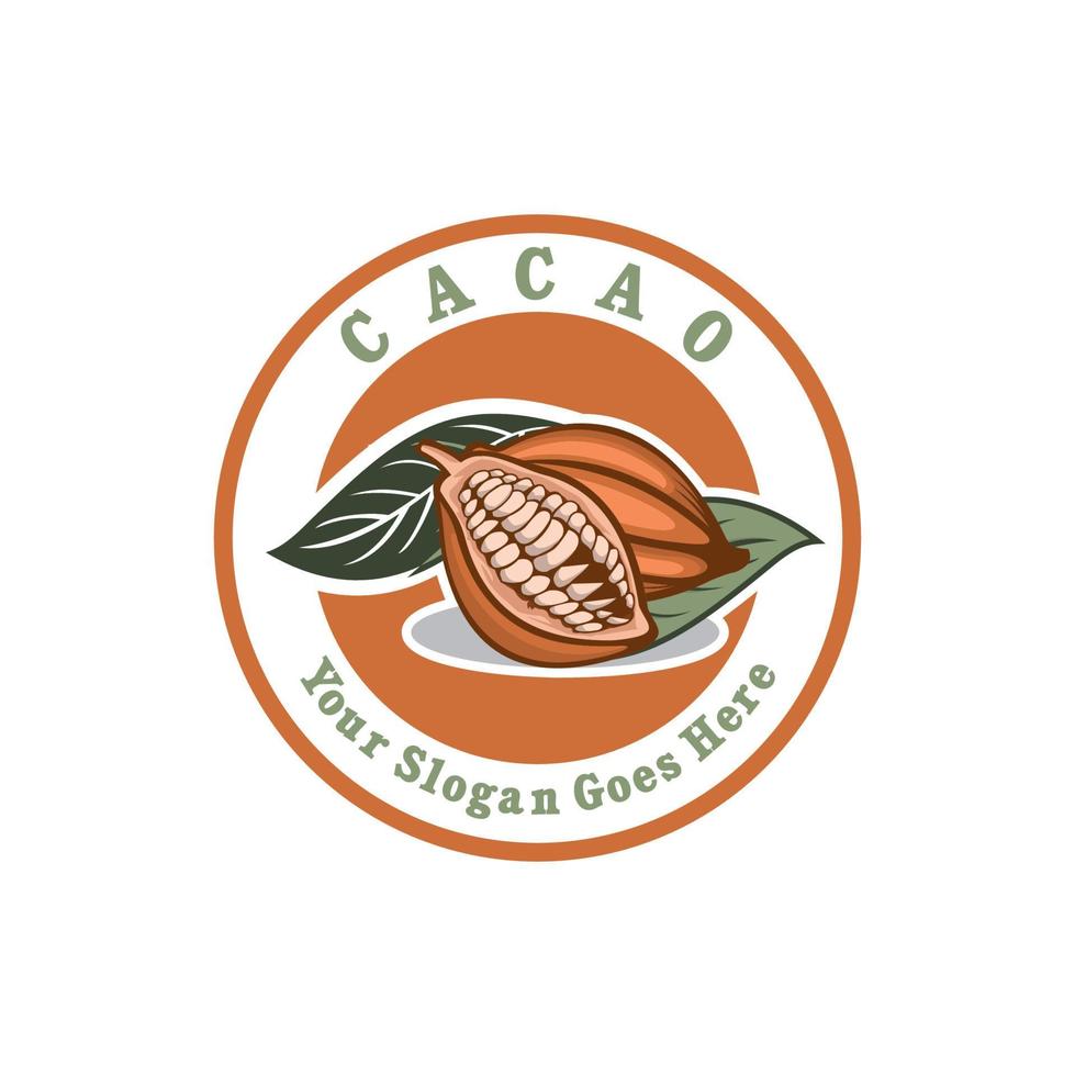 logo cacao, vettore logo cacao