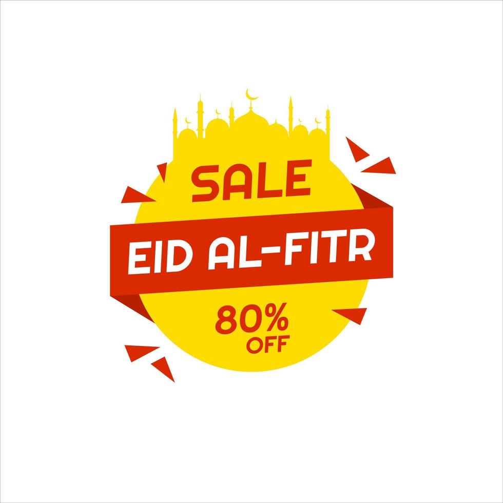 eid mubarak design di vendita per le imprese. modello di promozione banner sconto vettore