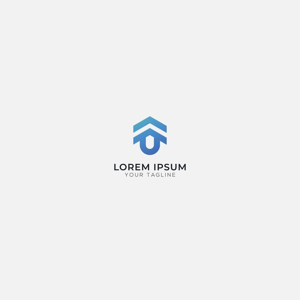home podcast industria logo semplice linea arte vettore