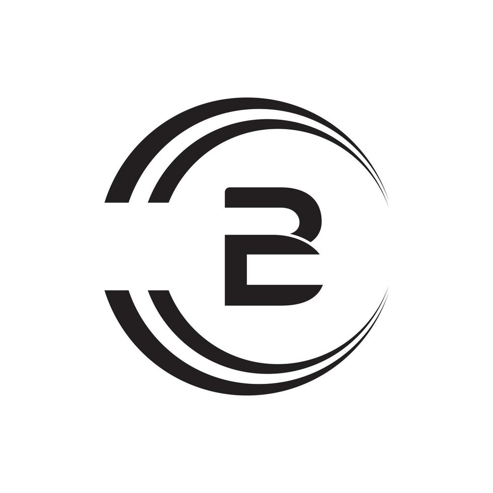alfabeto lettere icona logo cb o bc vettore