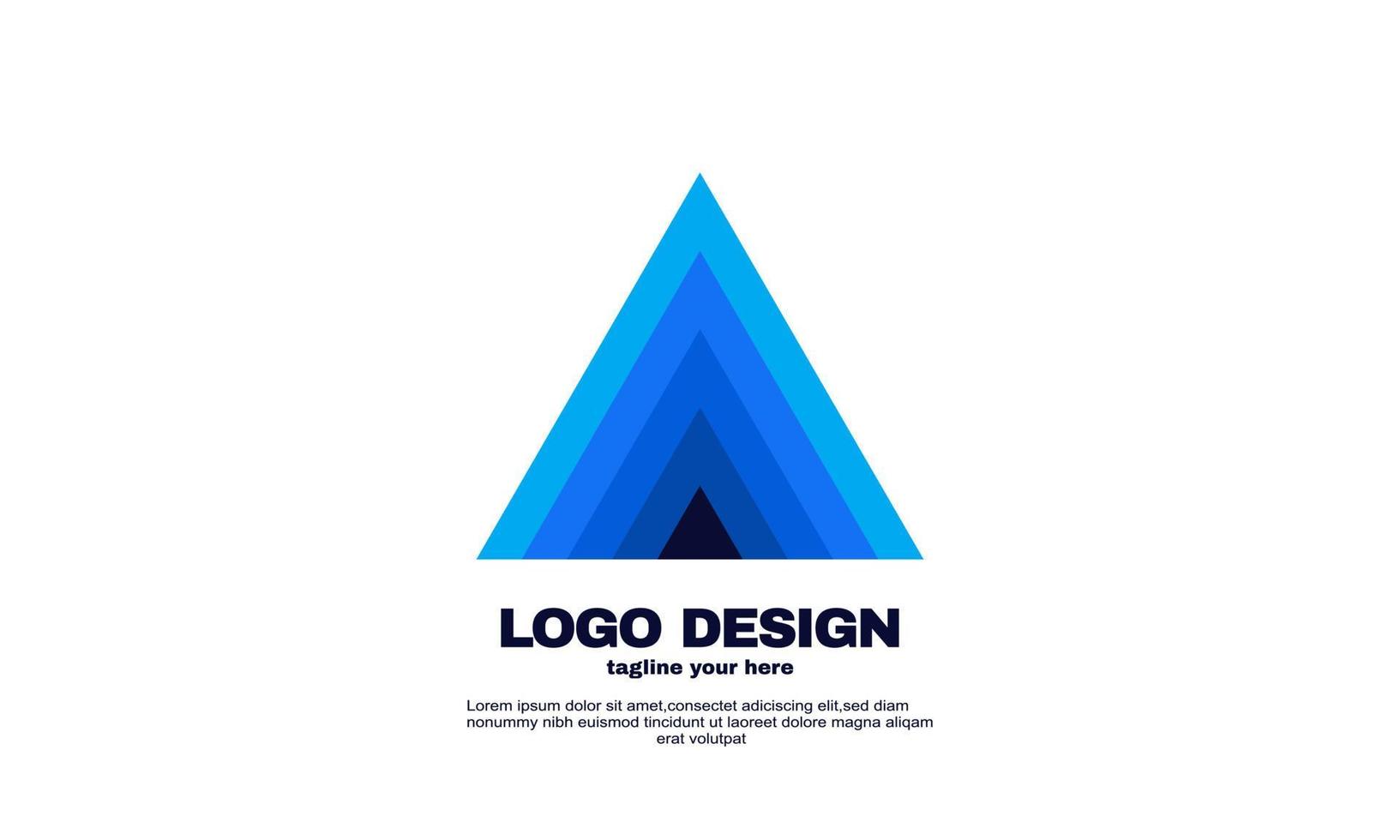 stock vector astratto semplice accattivante marchio aziendale modello di progettazione logo aziendale