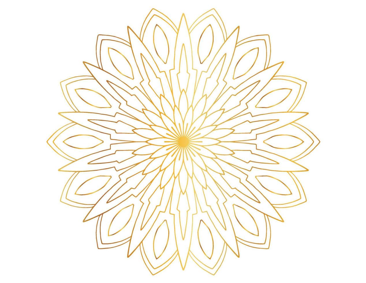Golden mandala design pattern, sfondo, fiore, decorazione, cerchio, vettore