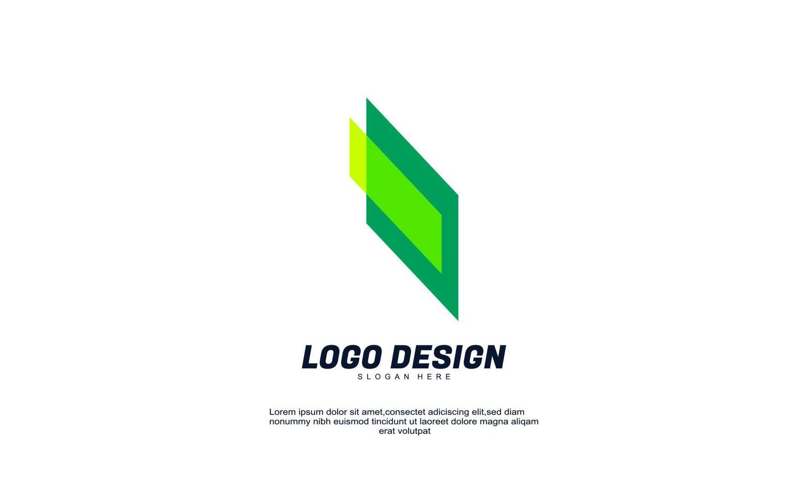 logo di progettazione di gradiente multicolore trasparente di affari della società creativa di riserva vettore