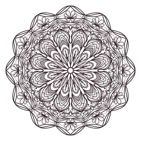 mandala 4 vettore