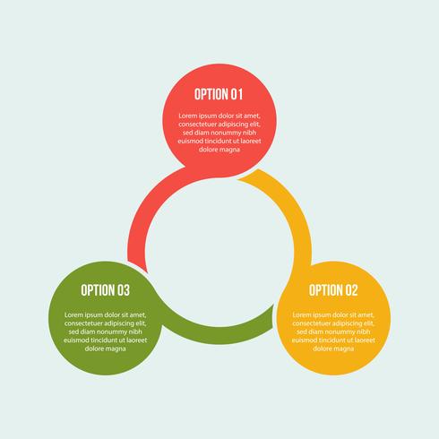 Grafico a cerchio, cerchio infografica o diagramma circolare vettore