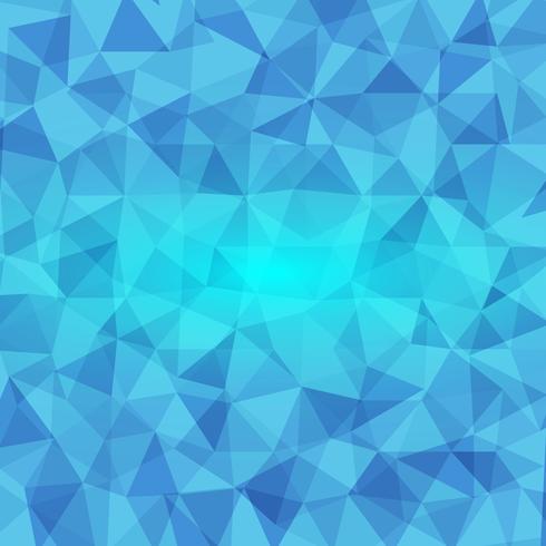 sfondo poligonale astratto nei toni del blu vettore