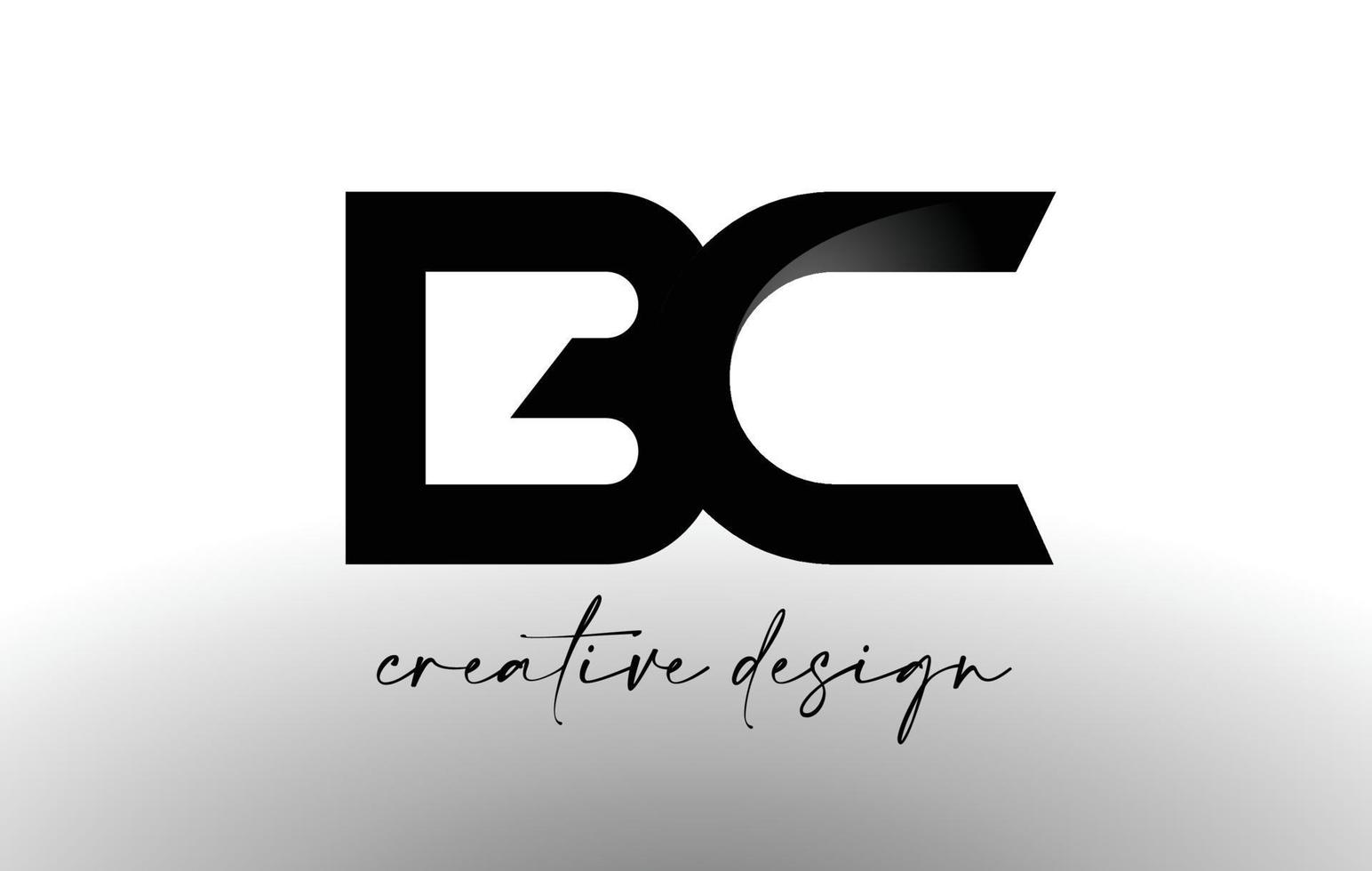bc lettera logo design con elegante look minimalista vettore icona bc con design creativo look moderno.
