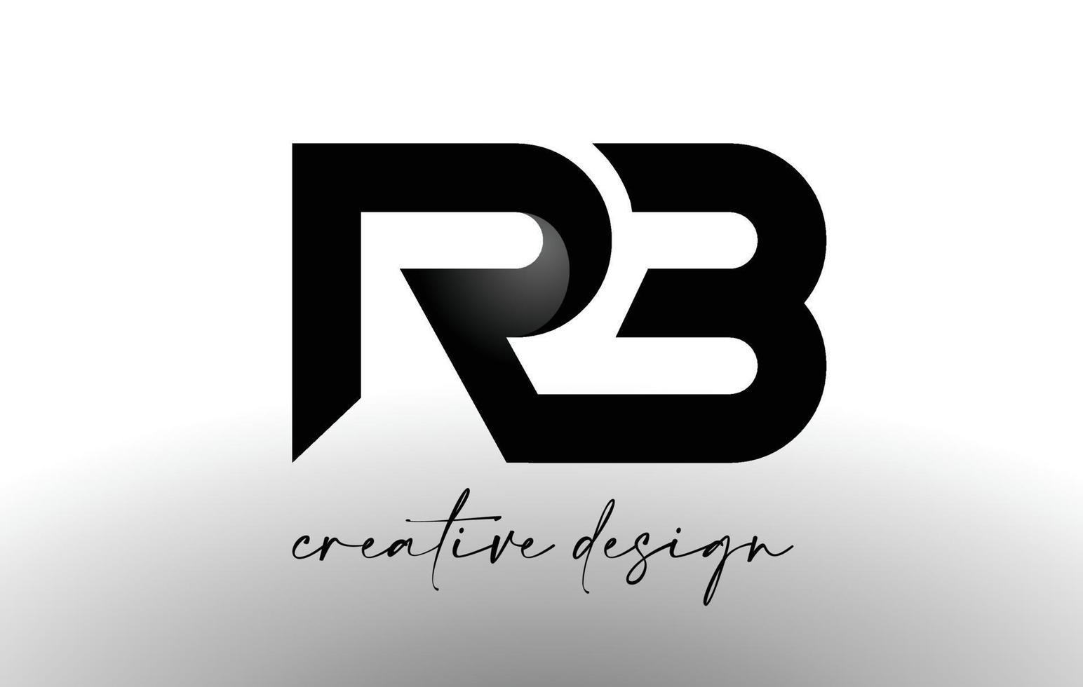 rb lettera logo design con elegante look minimalista vettore icona rb con design creativo look moderno.