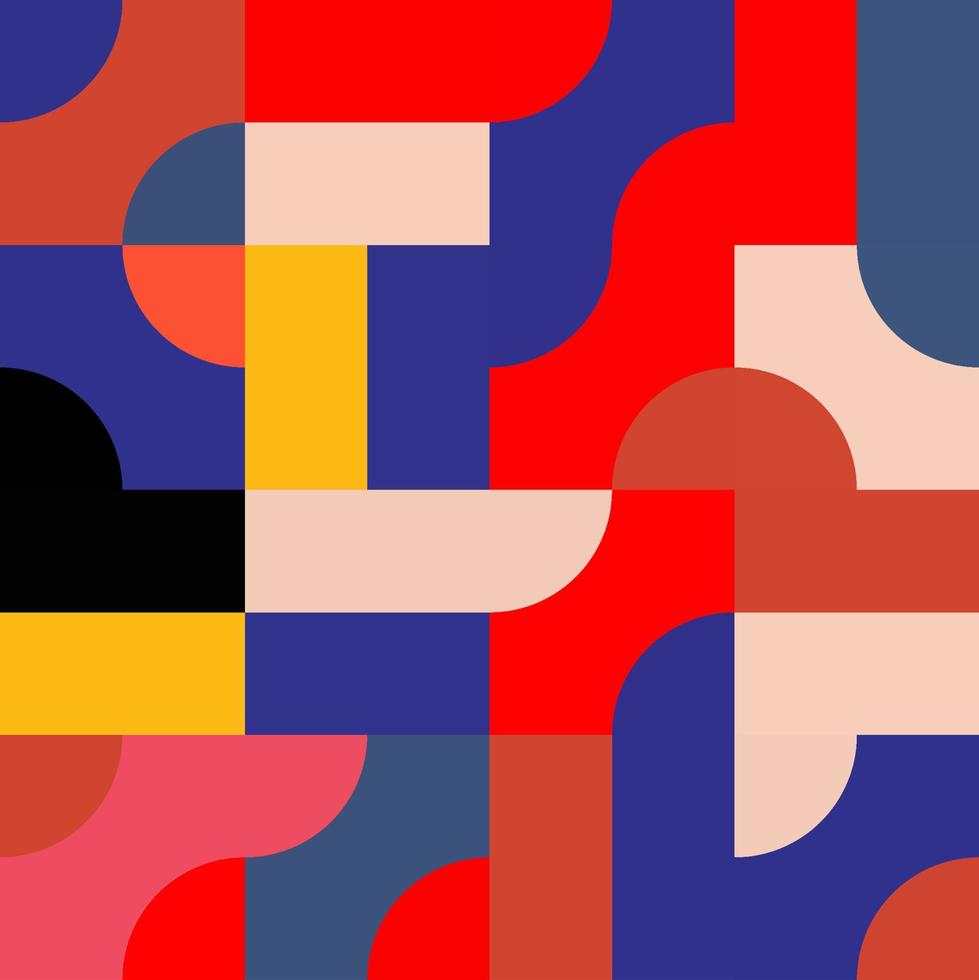 poster di opere d'arte minimaliste geometriche con forma e figura semplici. disegno vettoriale astratto in stile scandinavo per banner web, presentazione aziendale, pacchetto branding, stampa su tessuto