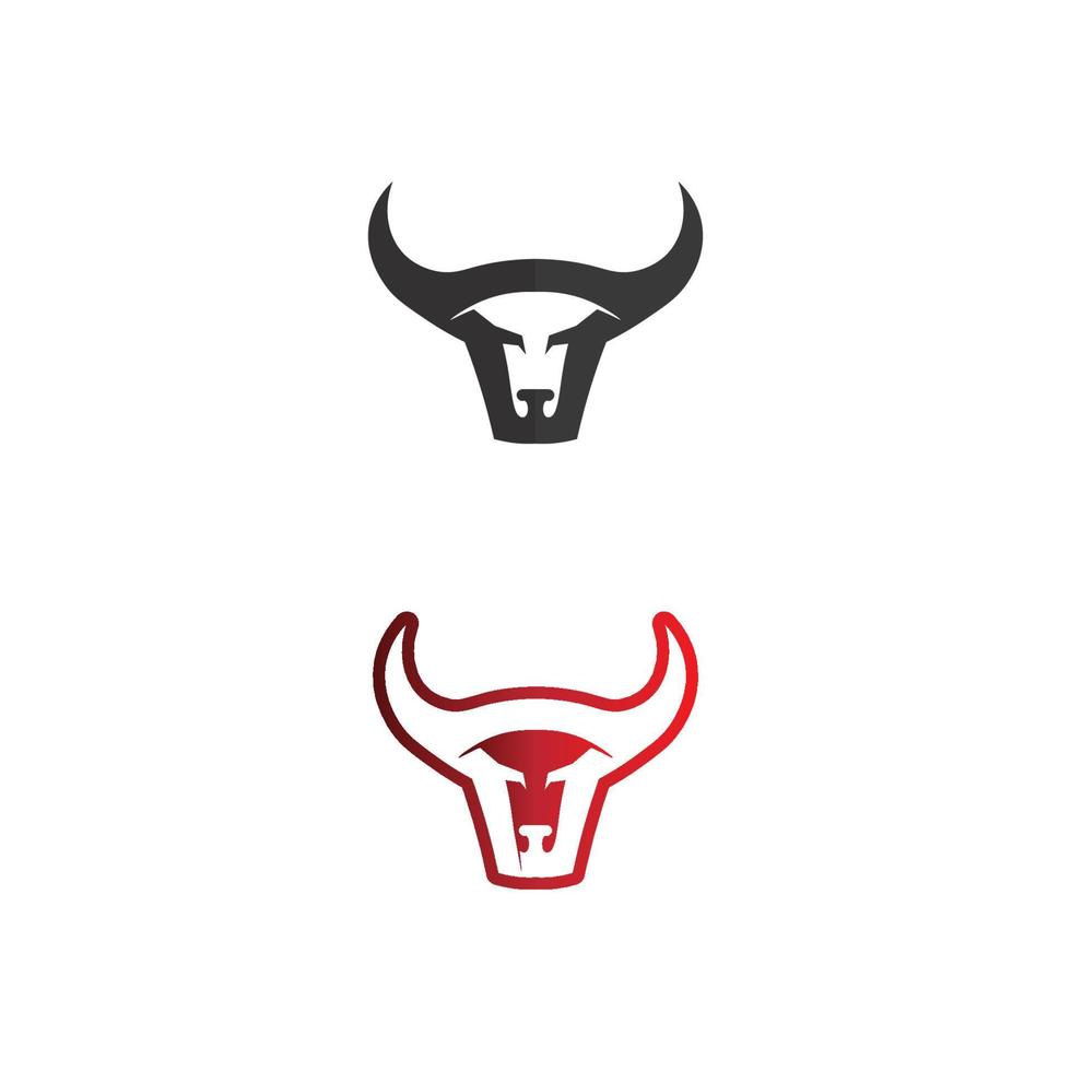 toro bufalo testa mucca animale mascotte logo disegno vettoriale per sport corno bufalo animale mammiferi testa logo matador selvatico