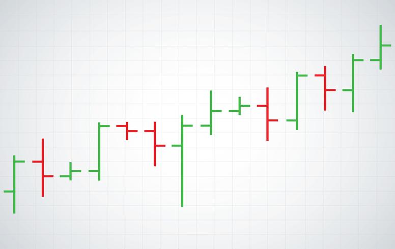 illustrazione vettoriale di borsa bar chart