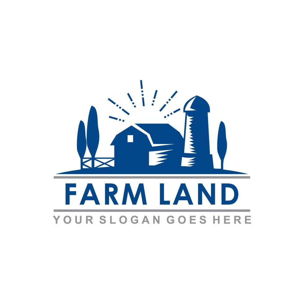vettore di fattoria, vettore di logo di agricoltura