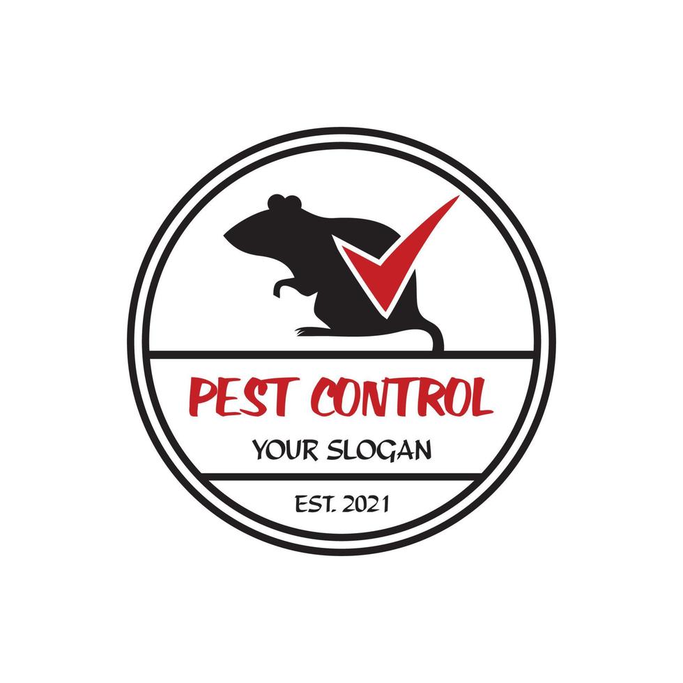 logo di controllo dei parassiti, logo di pesticidi vettore