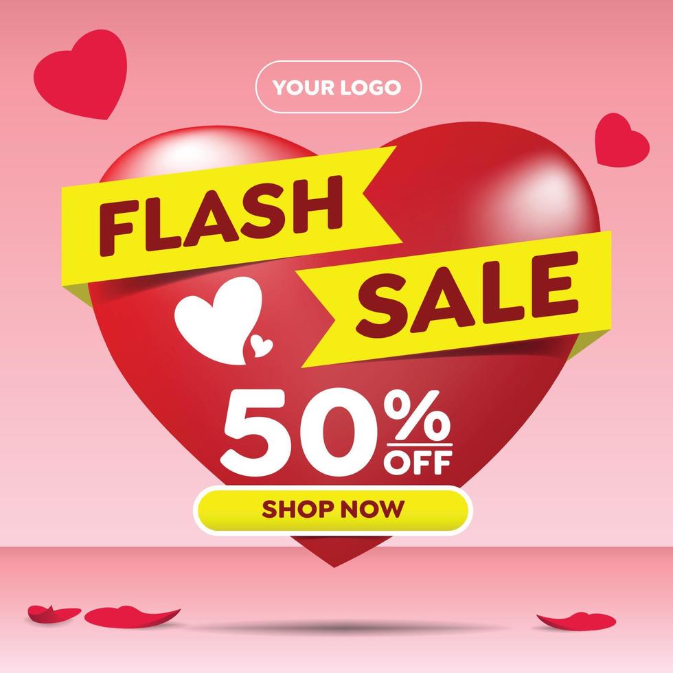 San Valentino vendita off poster o banner con molti cuori dolci e su sfondo rosso.promozione e modello di shopping o sfondo per amore e concetto di San Valentino.vettore i vettore