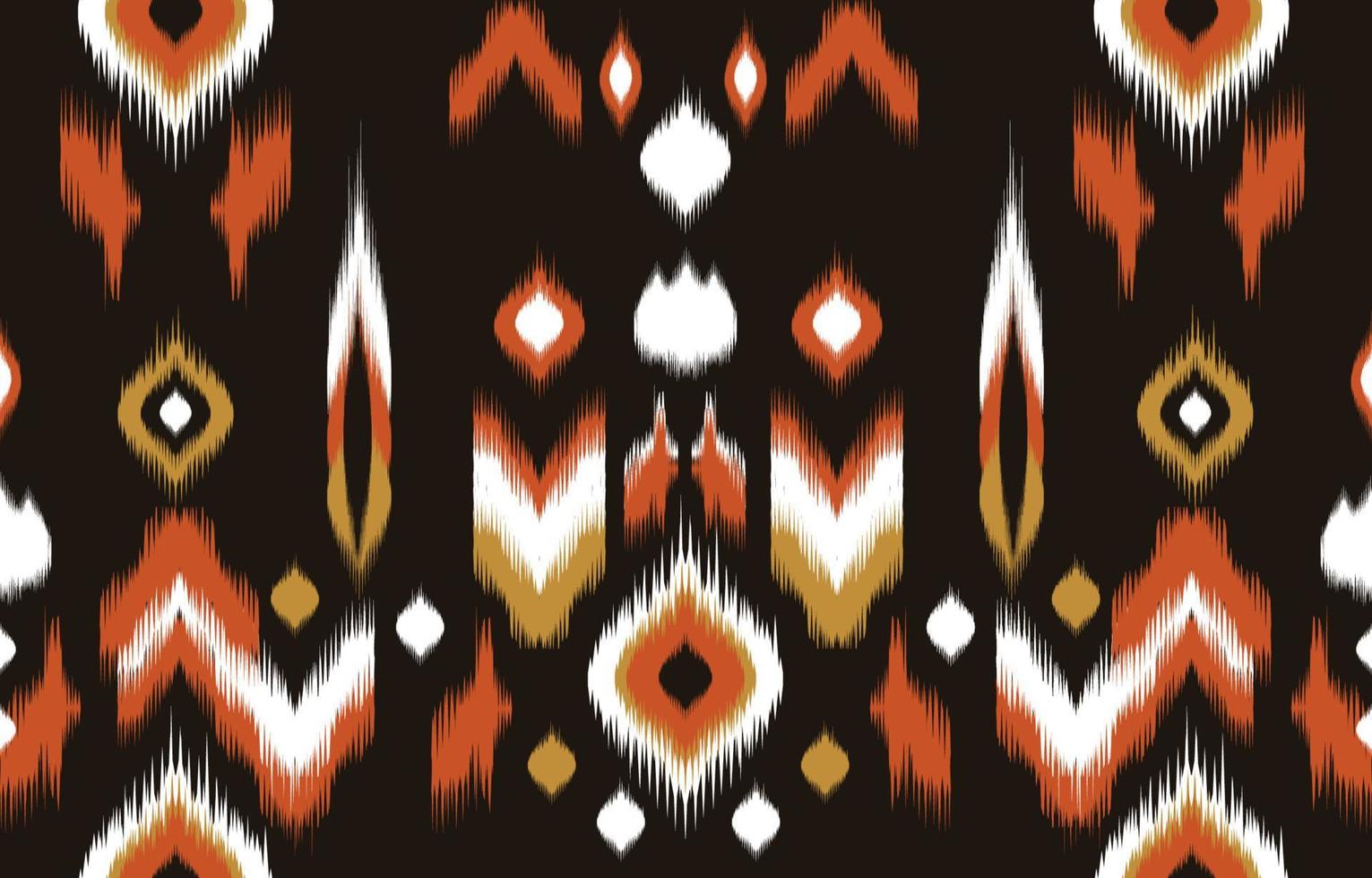 etnico astratto ikat art. modello senza cuciture in stile tribale, popolare e messicano. ornamento di arte geometrica azteca print.design per moquette, carta da parati, abbigliamento, avvolgimento, tessuto, copertina, tessile vettore