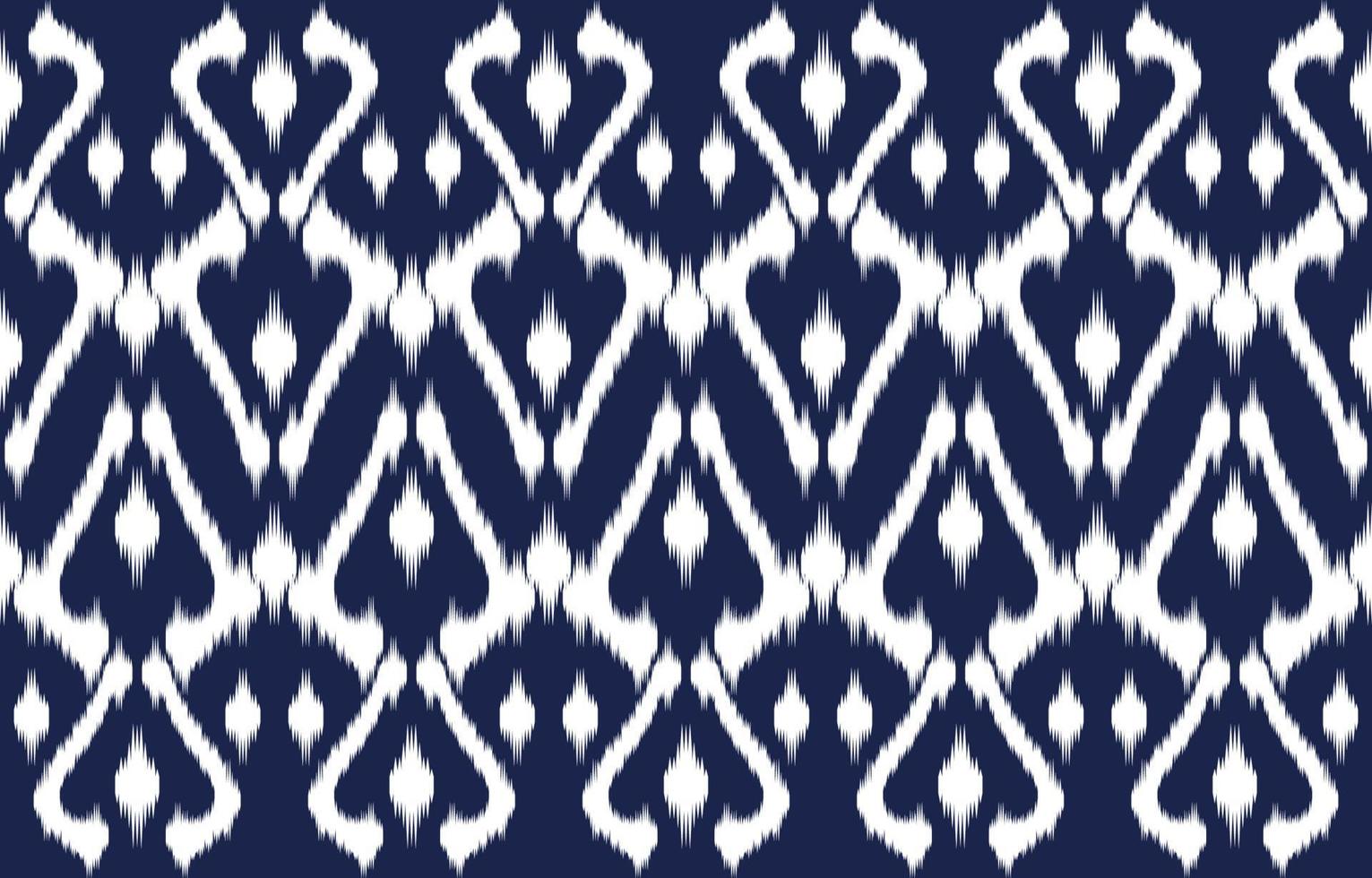 colore blu astratto etnico ikat. modello senza cuciture in stile tribale, popolare e messicano. ornamento di arte geometrica azteca print.design per moquette, carta da parati, abbigliamento, avvolgimento, tessuto, copertina vettore