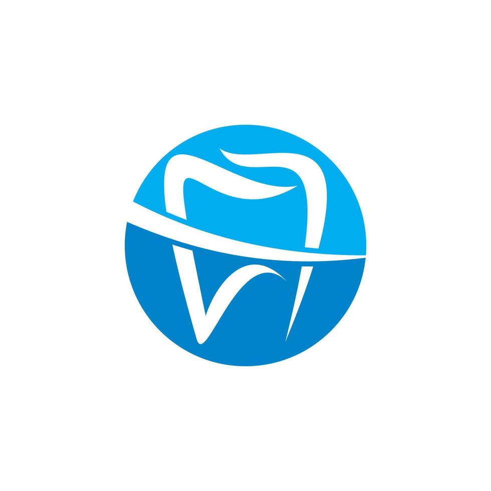 logo per cure odontoiatriche, logo odontoiatrico della clinica vettore