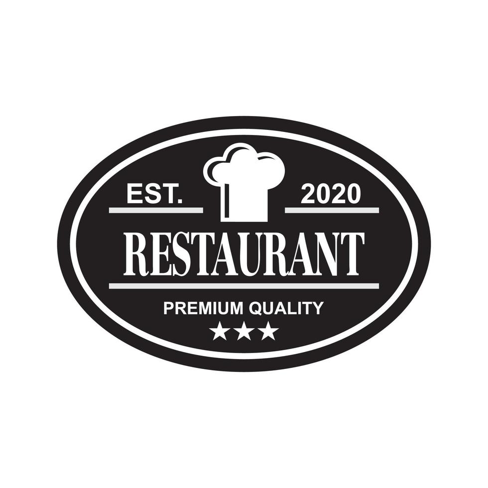 vettore chef, vettore logo ristorante