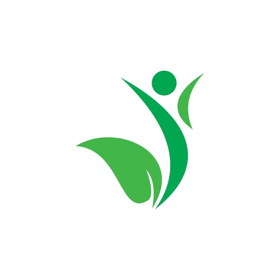 vettore astratto di ecologia, logo sanitario