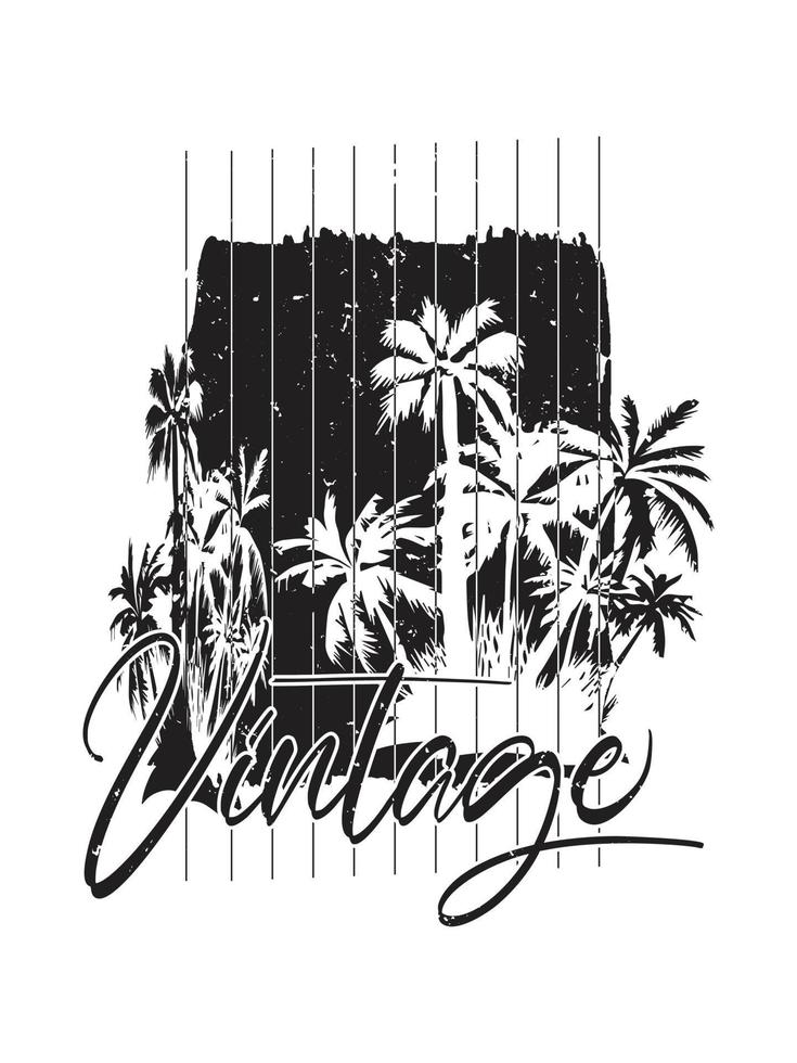 design t-shirt vintage. design di t-shirt vintage in stile topico. design t-shirt vintage retrò. vettore