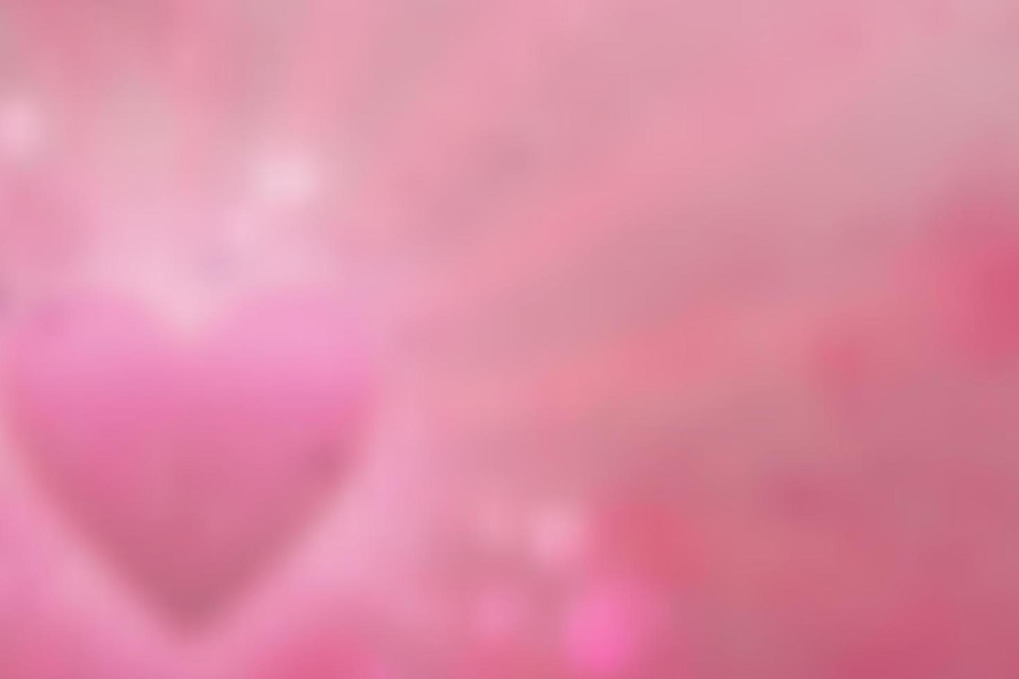 iscrizione vettoriale amore su uno sfondo rosa con bokeh e luce