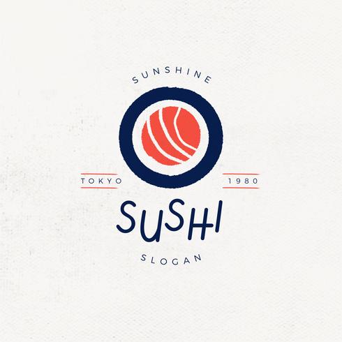 vettore di logo di sushi