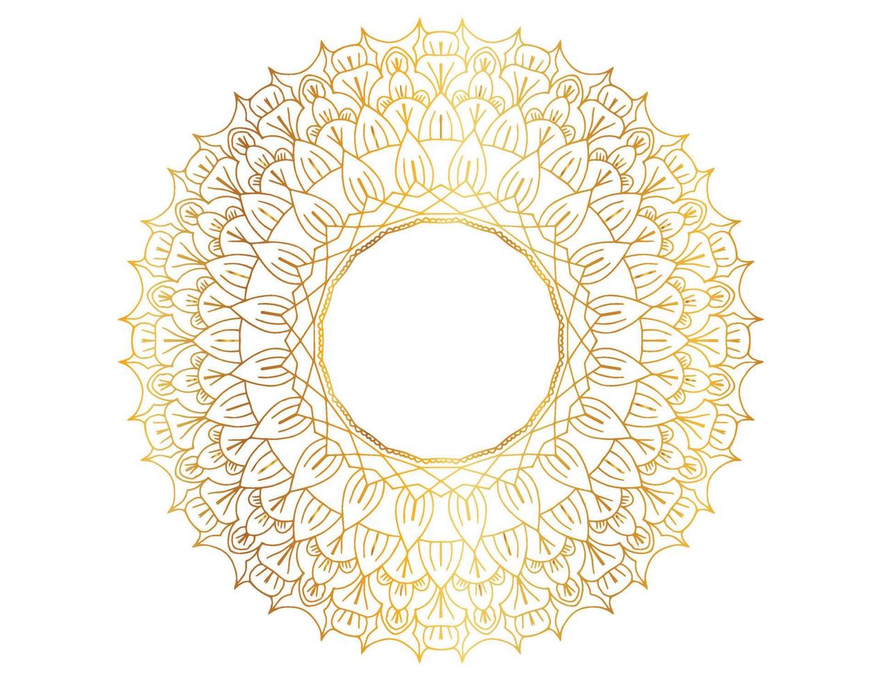 design mandala con motivo dorato, sfondo, fiore, tradizionale vettore