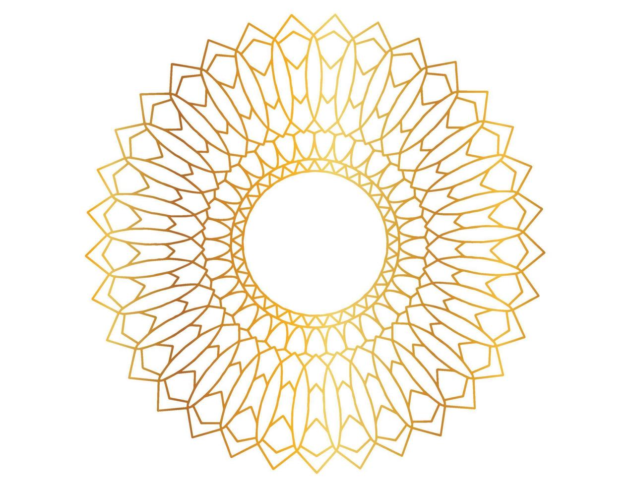 modello di design mandala d'oro, sfondo, fiore, ornamento vettore