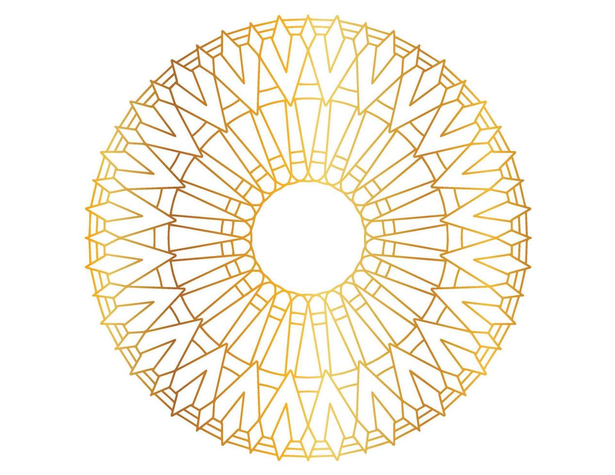 modello di design mandala d'oro, sfondo, fiore, ornamento vettore