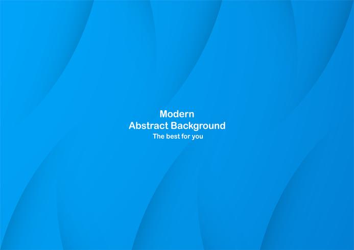 Priorità bassa blu astratta della curva con lo spazio della copia per testo bianco. Design moderno modello per copertina, brochure, banner web e rivista. vettore