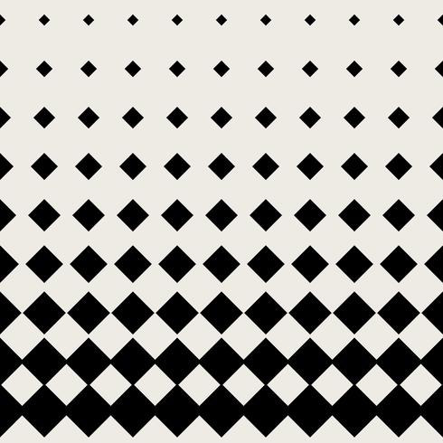 Sfondo modello senza soluzione di continuità. Concetto astratto moderno e classico antico. Tema elegante design geometrico creativo. Illustrazione vettoriale. Colore bianco e nero Forma quadrata a mezzo tono rettangolare vettore